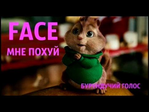 Видеоклип FACE - Мне Похуй Голосом Бурундуков