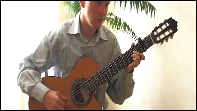Видеоклип Колокола (А ты опять сегодня не пришла) на гитаре. Фингерстайл. 