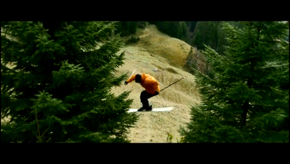 Видеоклип Audi показала как кататься на лыжах без снега 