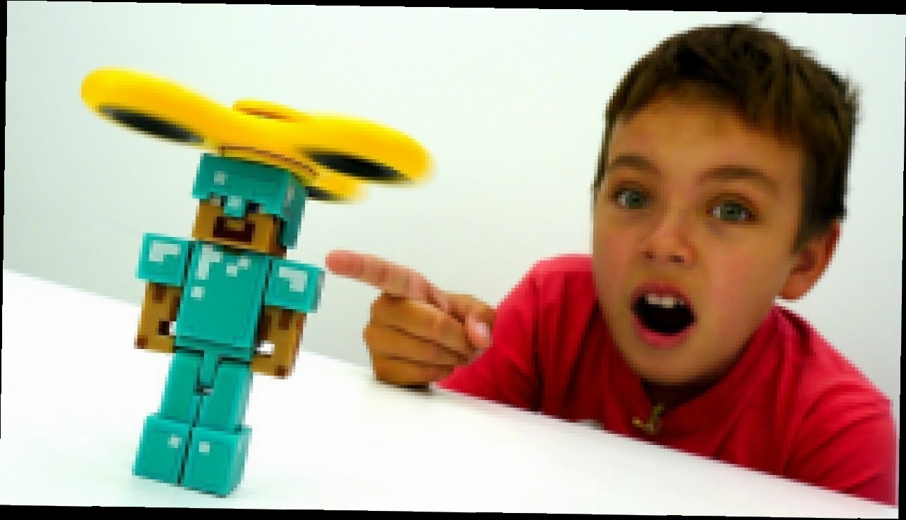 Видеоклип Трюки со #Спиннер ߷ Стив #Майнкрафт vs #Игробой Глеб Видео игрушки #МайнкрафтЛЕГО Игры для мальчиков
