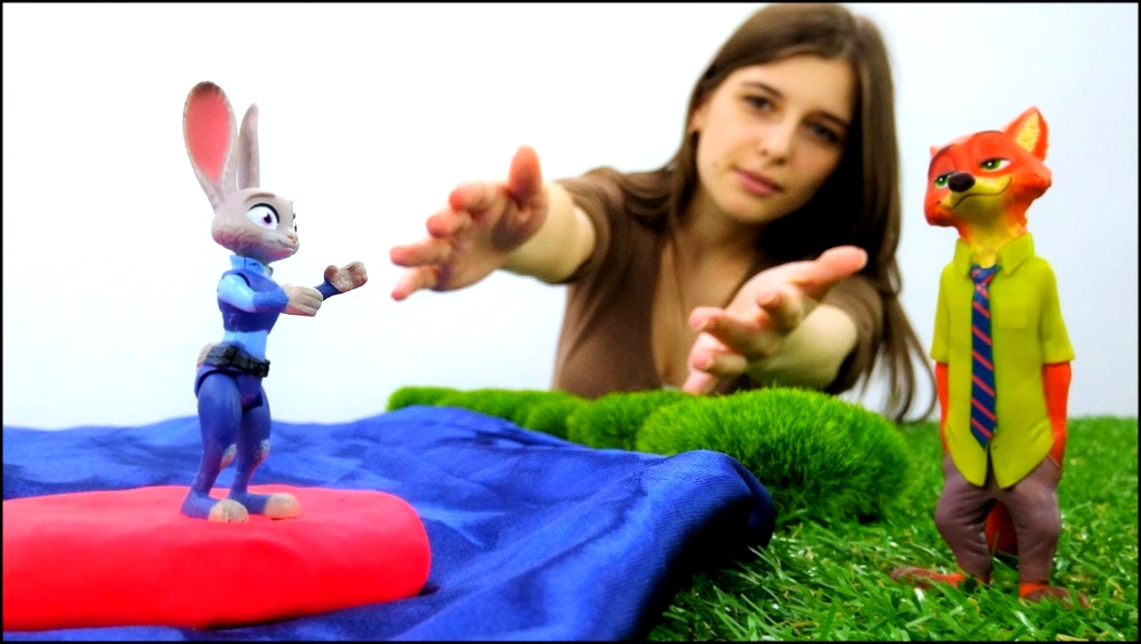 Видеоклип #Зверополис. #ДЖУДИ Хопс и НИК играют в #Toyclub. Видео для детей с игрушками