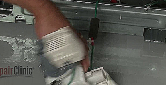 Видеоклип Замена сливного  насоса (часть # DC31-00054D) - ремонт стиральной машины Samsung 