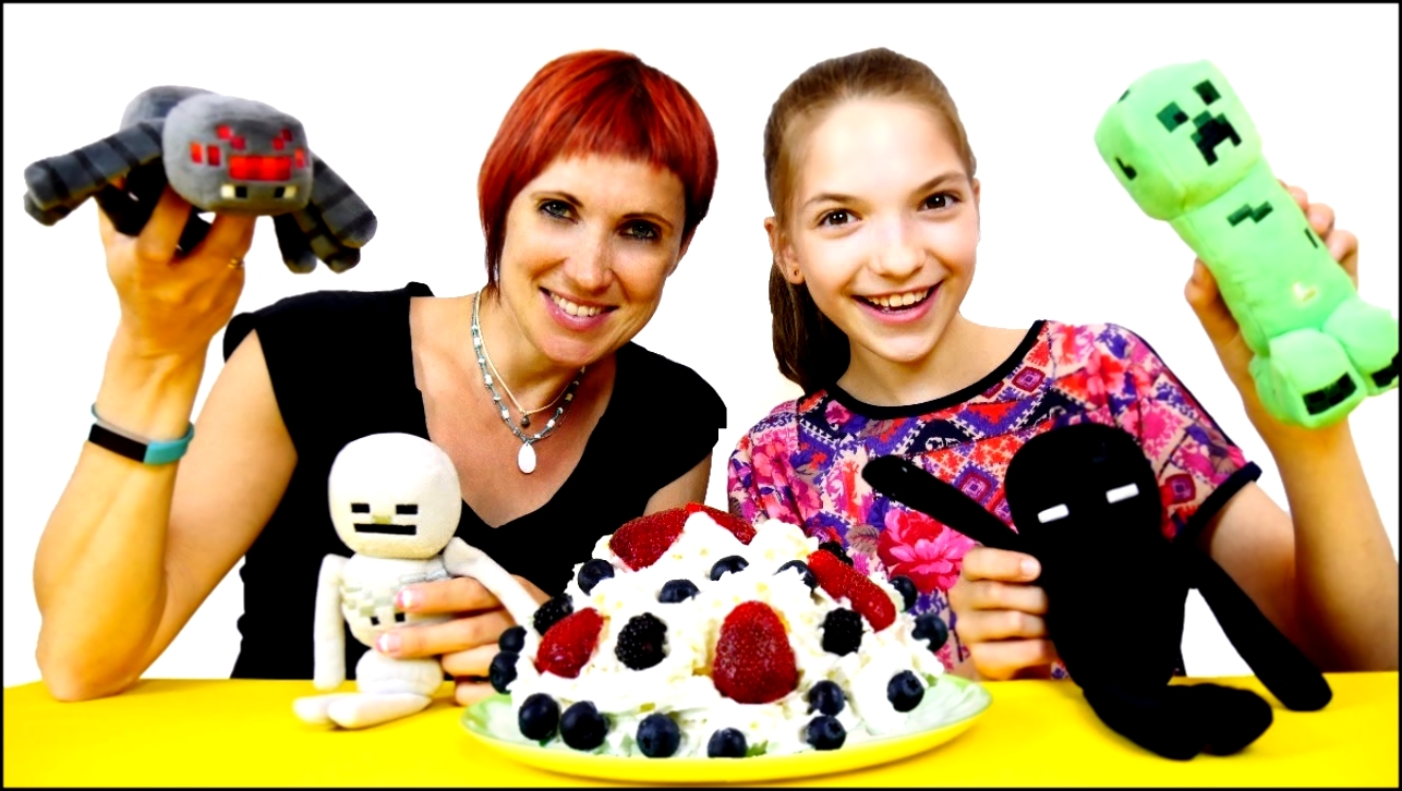 Видеоклип Игрушки #Майнкрафт, Лучшая подружка Света и Маша Капуки Кануки готовят торт! Видео для девочек