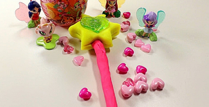 Видеоклип Лепим волшебную палочку для Винкс из пластилина Play Doh!Игры для девочек клуб Винкс Winx Club!