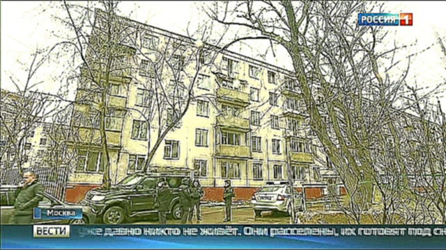 Видеоклип На западе Москвы обрушился балкон