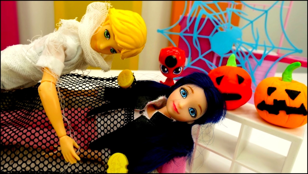 Видеоклип #Маринетт (Леди Баг) и #ЛучшаяподружкаВаря украшают дом к Хэллоуину! Видео для девочек