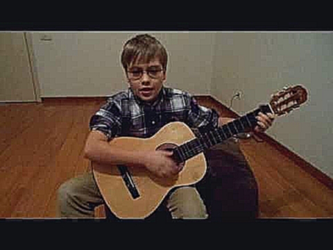 Видеоклип Мой ученик Максим учится играть на гитаре, песня Карандаши группа Рождество