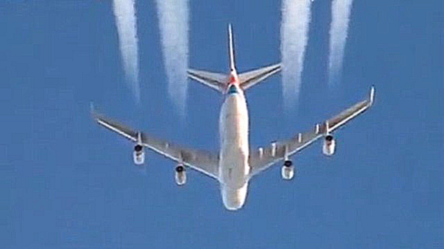 Видеоклип Boeing 747-400F на эшелоне