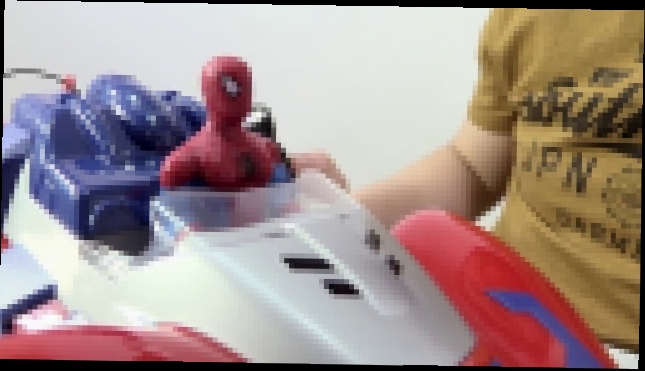 Видеоклип Видео для детей: Гараж Алекса! Человек Паук (spider man) и его МАШИНА.  Игры для мальчиков.
