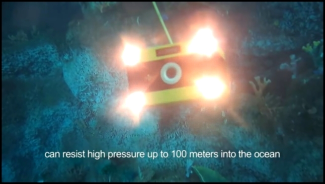 Видеоклип Подводный дрон который готов к глубоководным погружениям
