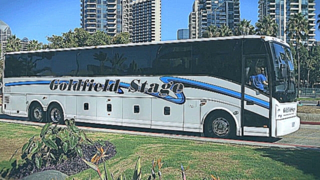 Видеоклип San Diego Charter Bus Rental - Goldfield Stage