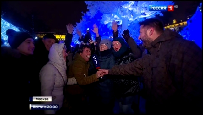 Видеоклип В новогоднюю ночь россияне пели и плясали до утра