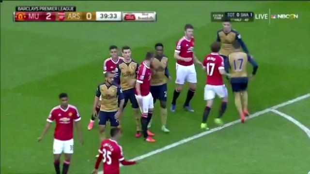 Видеоклип Manchester United 3 - 2 Arsenal # All Goals