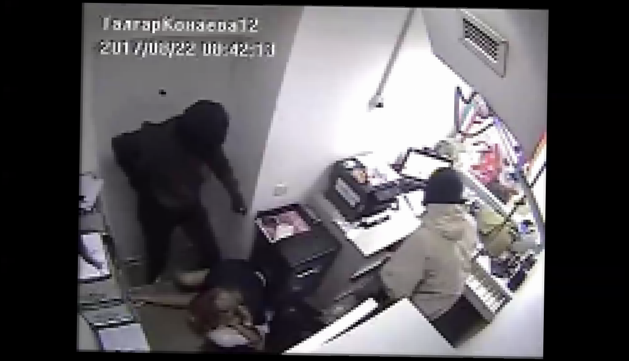 Видеоклип Дерзкое ограбление банка в Талгаре (Казахстан)