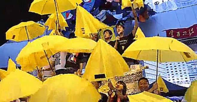 Видеоклип «Революция зонтиков»: в Гонконге отметили месяц со дня начала протестов
