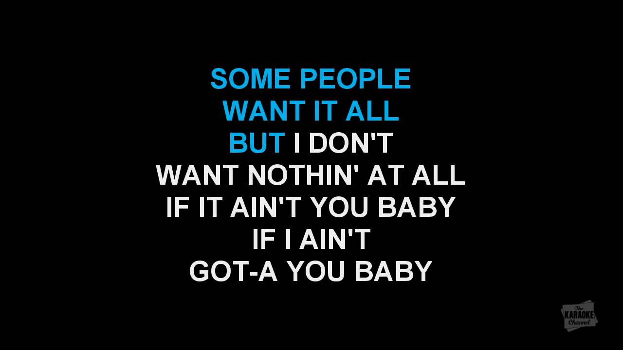 If I Ain't Got You минус | Alicia Keys