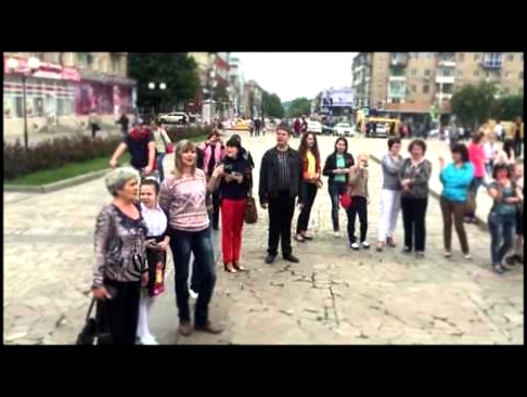 Видеоклип Смуглянка. флешмоб в городе Шахты на День Победы.