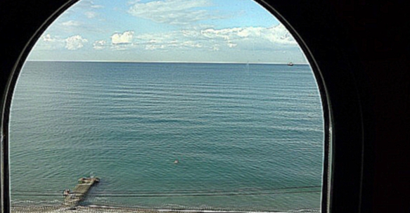 Видеоклип View of Black Sea from the window of an express train ''Moscow-Adler''