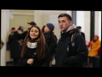 Флешмоб на вокзале в Запорожье. Люди спели на русском языке песню из к_ф Весна на Заречной улице .Не все потеряно