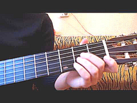 Видео урок разбор песни под гитару Может это любовь: аккорды,перебор