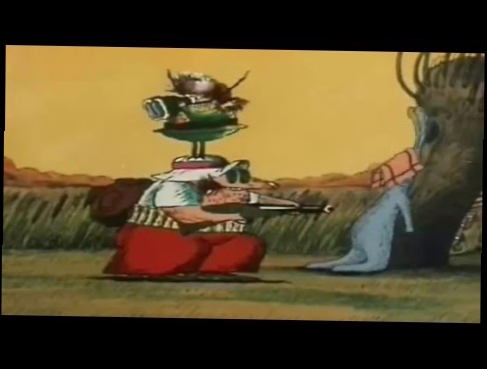 Видеоклип Коробка с карандашами. Зайца не видали. Кубик, Рубик — клоунада. Советский мультфильм.
