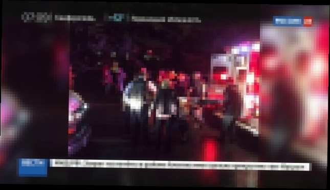 Видеоклип В США сошел с рельсов пассажирский поезд, пострадали до 100 человек
