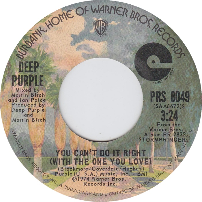 You Can't Do It Right With the One You Love | Deep Purple