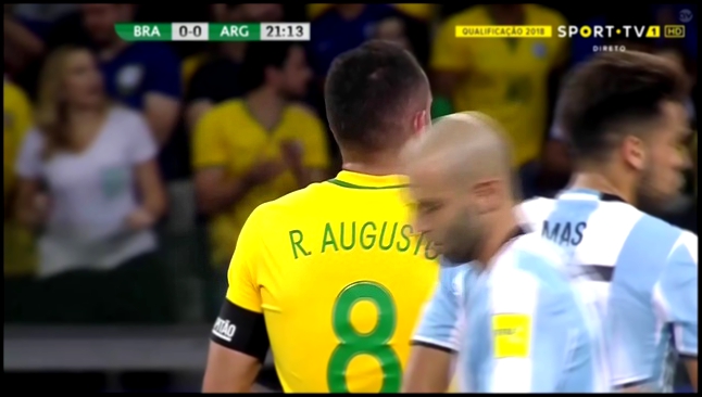Видеоклип Brazil vs Argentina 1 half time ( Бразилия - Аргентина ) 