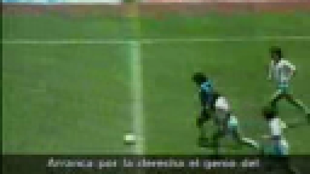 Видеоклип Марадона Гол Аргентина Англия 2-1 1986