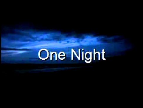 Видеоклип Jinks Featuring Beautiful - One Night (Lyrics)