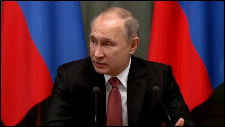 Видеоклип Итоги 2017 года. Владимир Путин встретился с членами правительства