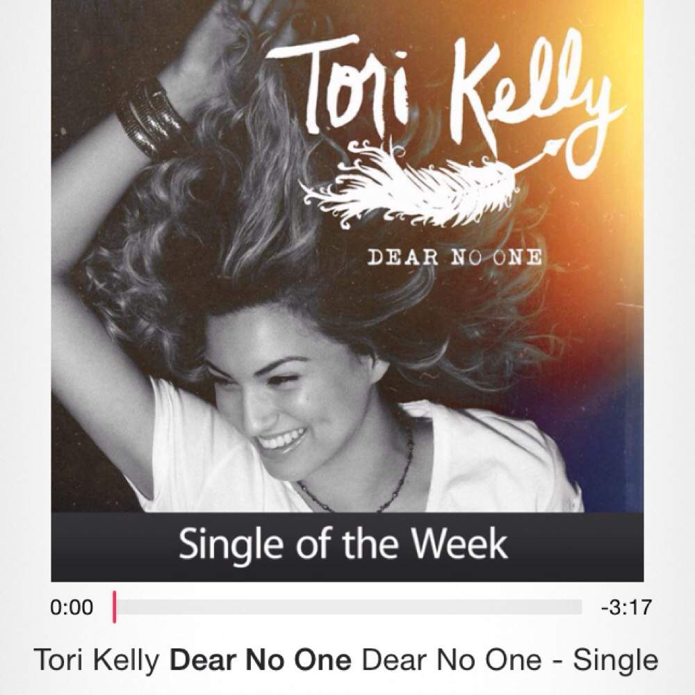 Dear No One Live | Tori Kelly