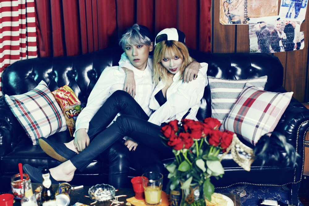 Trouble Maker - B2ST  BEAST HyunSeung & 4Minute Hyuna
