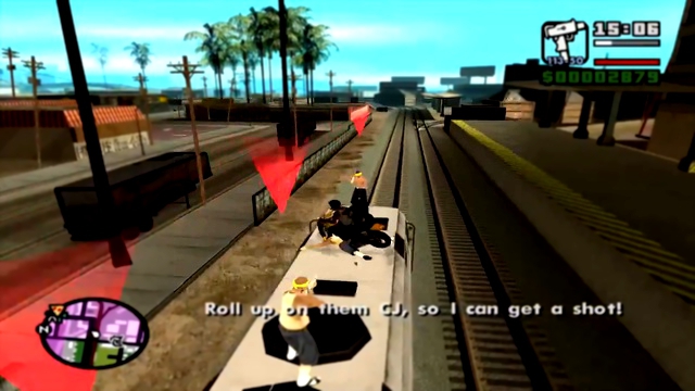 Видеоклип Быстрое прохождение миссии с поездом в GTA San Andreas