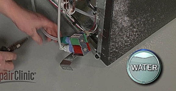 Видеоклип Замена клапана подачи воды (part #W10408179) - в холодильнике  Whirlpool (Side-by-side)