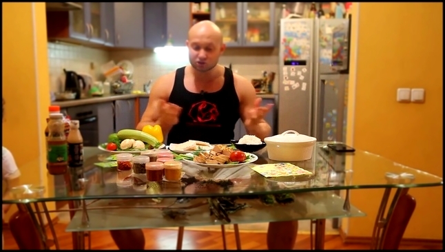 Видеоклип Мясо индейки, рис и овощи - варианты приготовления, маринования, приправы для любителей фитнеса