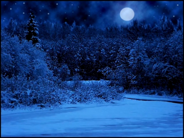 Видеоклип В лунном сиянии снег серебрится (Динь-динь-динь) - Юлия Боголепова