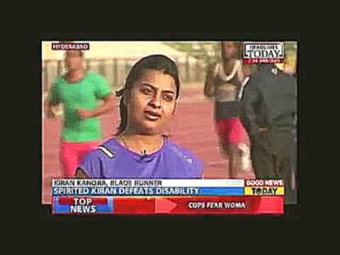 Good News Today - Good News Today: India's first woman blade runner Kiran Kanojiya