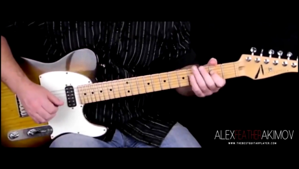 Видеоклип Blues (Guitar Lesson) 5 styles series -- Alex Feather Akimov Level: Beginner