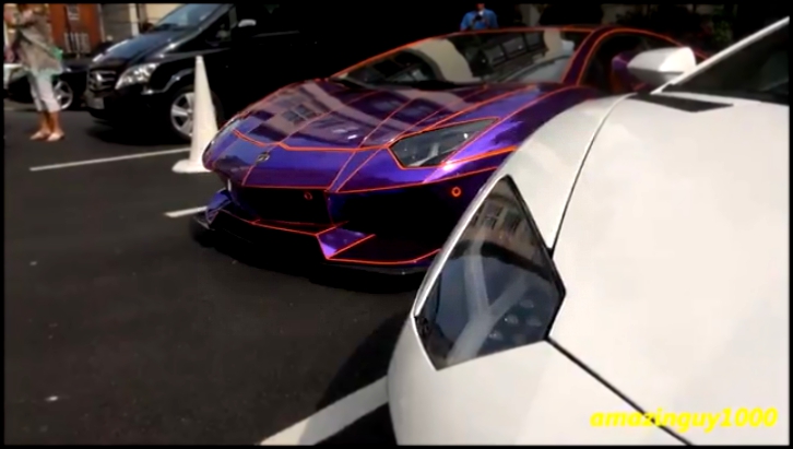 Видеоклип Arab Lamborghini Aventador w- LB Performance Kit + ADV.1 Rims in London!!