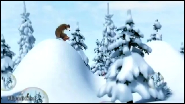 Видеоклип Варя Скрипкина - Маленькой елочке не холодно зимой (Маша и Медведь)