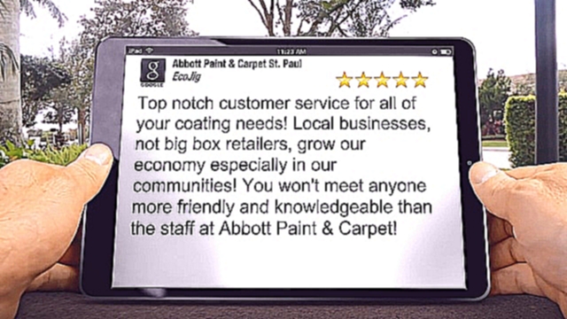 Видеоклип Abbott Paint & Carpet - St. Paul Loyal Customer Excellent 5 Star Review