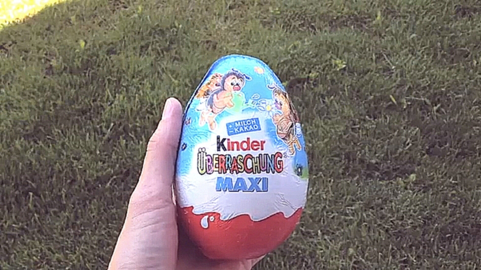 Видеоклип Большое Яйцо Киндер Сюрприз Макси Maxi Kinder Surprise Chocolate Egg