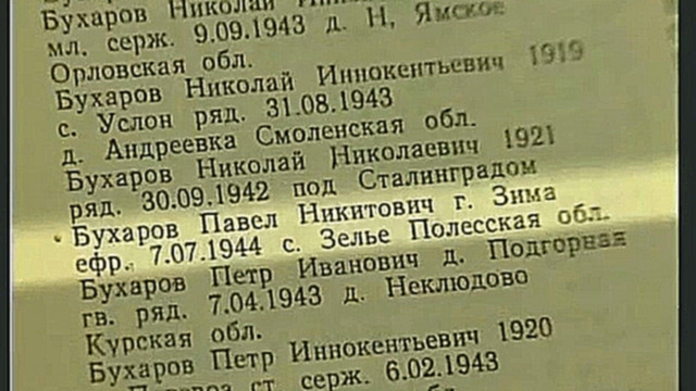 Видеоклип Сибирские дивизии: засекреченный подвиг. 4 серия. 2005 г.