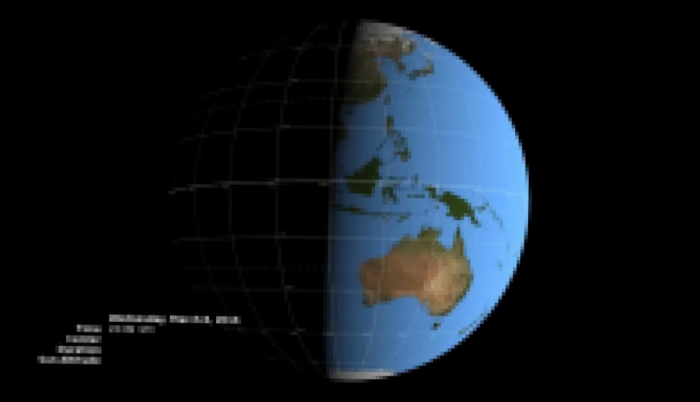 Видеоклип Анимация солнечного затмения 8 марта