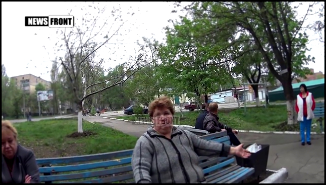 Видеоклип Нам твердят, что нас убивает Путин, а снаряды летели из украинской Авдеевки! - жители Донецка