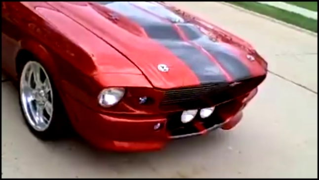 Видеоклип 1969 Ford mustang Shelby gt 500 Cobra