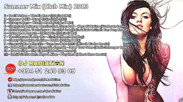Видеоклип ♫ Summer Mix (Club Mix) 2013 ♫ ★ Dj Radiation ★
