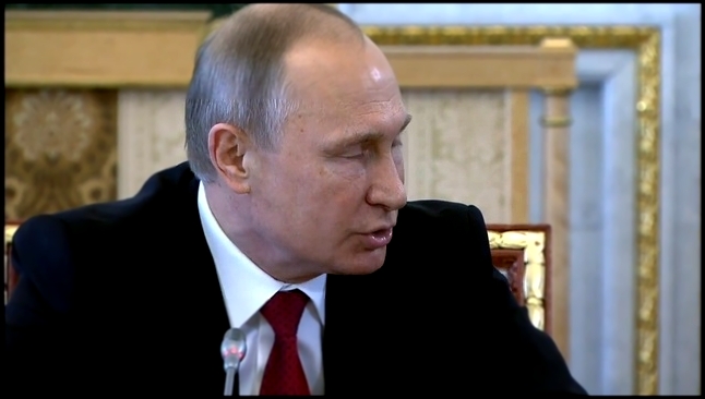 Видеоклип Владимир Путин встречается с руководителями информагентств. Прямая трансляция