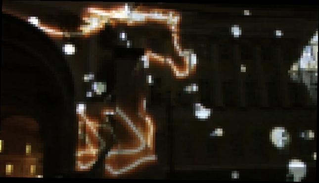 Видеоклип Фрагмент Новогоднего Аэрофлот-Шоу Световых Технологий (Санкт-Петербург) “Три Белых Коня”